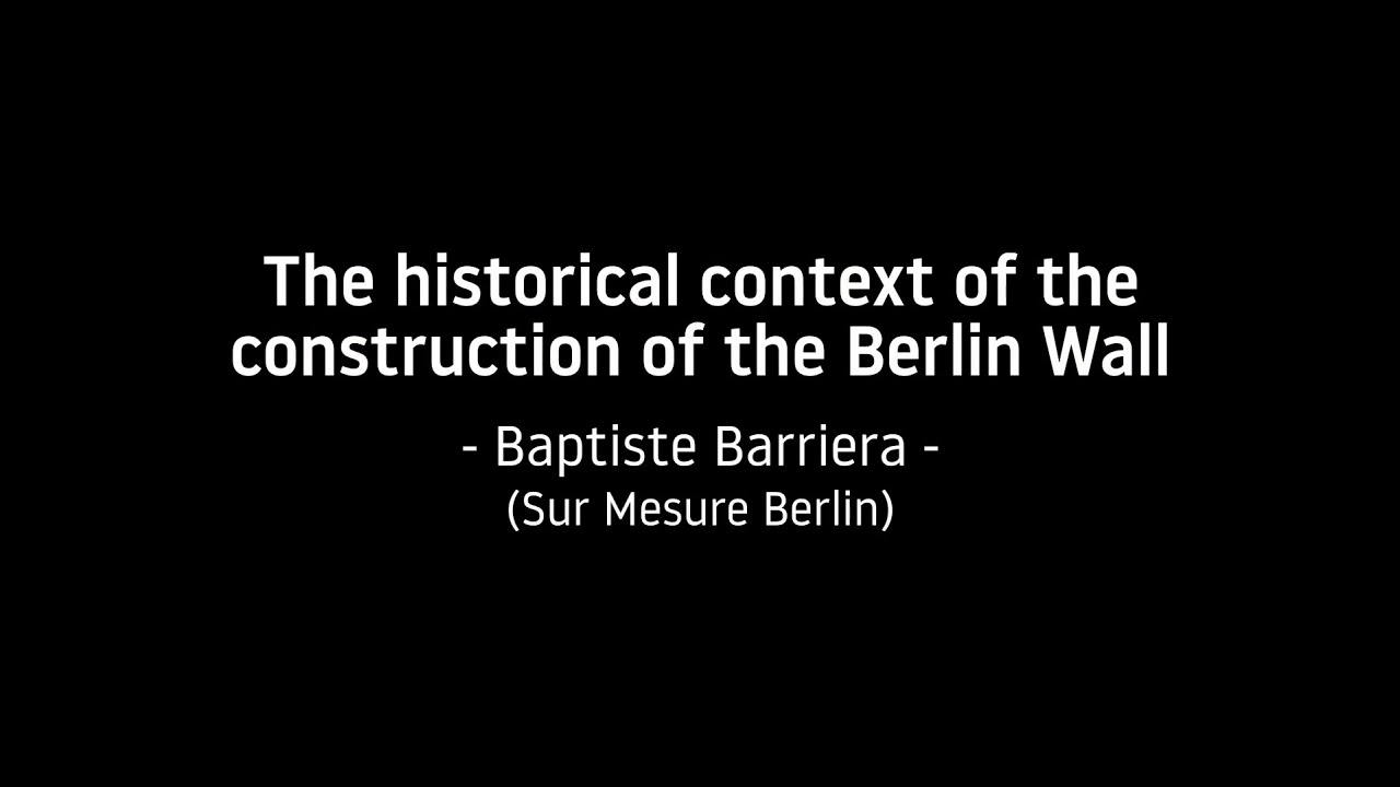 Creative Commune Berlin Lecture The historical context of the