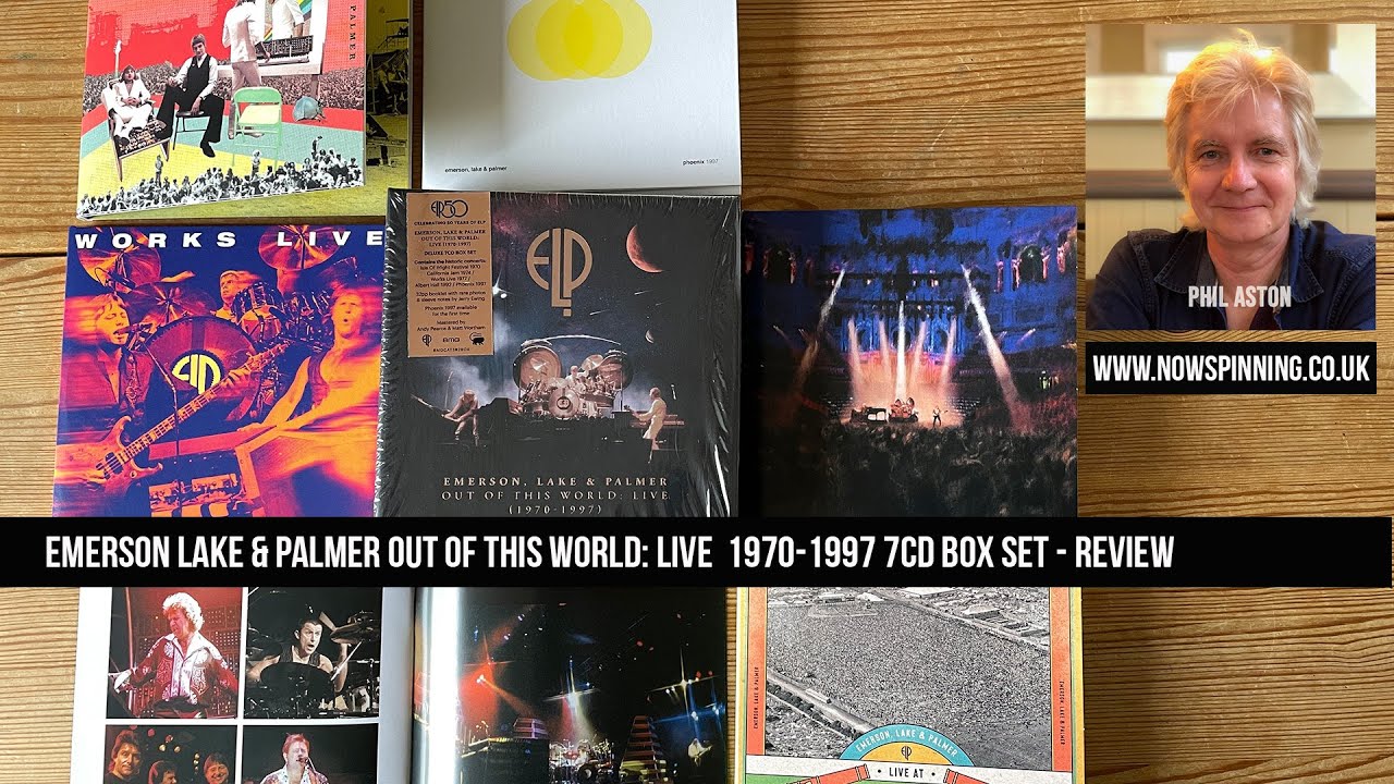 EMERSON LAKE & PALMER Out Of This World: Live 1970-1997 7CD Box