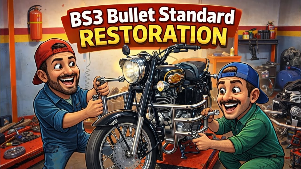Royal Enfield Bullet Standard 350 UCE Restoration | BS3 2013 Carburettor Type 1st Series Bullet 