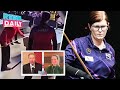 Female pool player Lynn Pinches walks away from a match with trans opponent