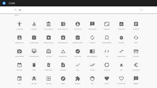 Using Material Icons