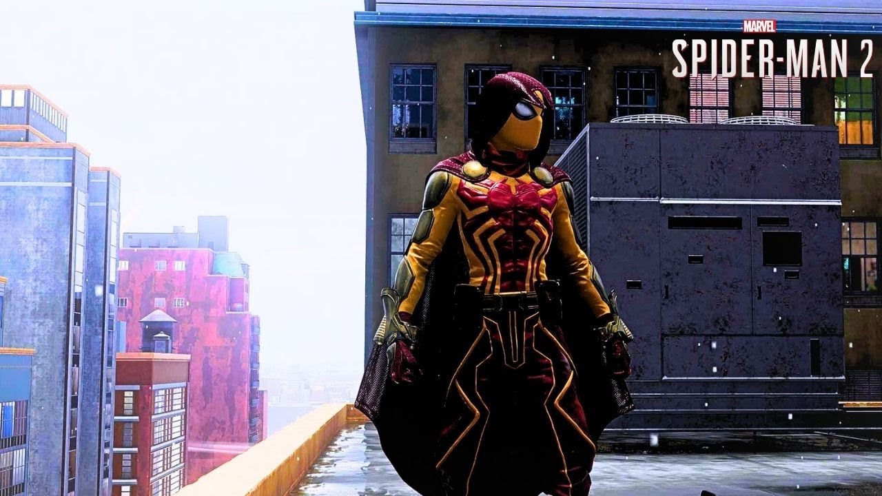 Spider-Man 2 Peter Parker Arachknight Suit Free Roam and Combat Gameplay | Assault On Symbiotes