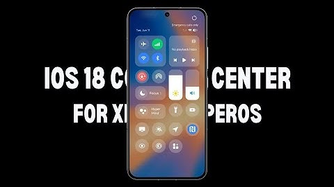 Install iOS 18 Control Center in Xiaomi HyperOS 🔥