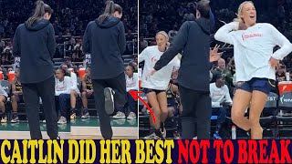 Caitlin Clark Had to Look Down to Avoid Bursting Out Laughing at Sophie Cunningham ’s Silly Dance 😆🕺