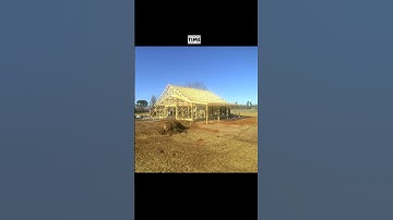 Time-Lapse: Building Trust in Our Barn Installation Project #shorts