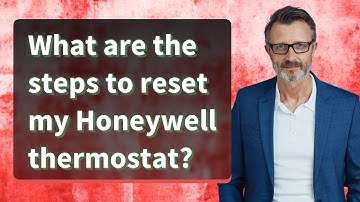 What are the steps to reset my Honeywell thermostat?