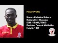 Abubakra Kabore Defensive Midfielder