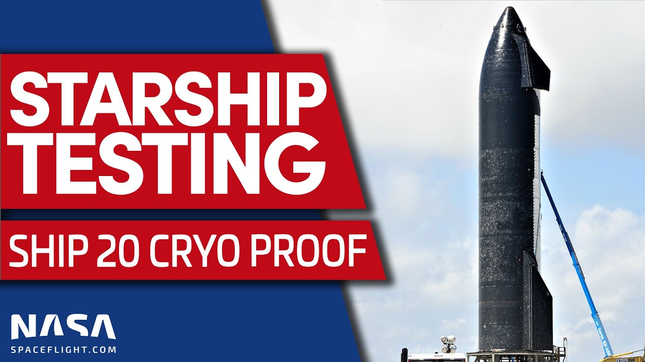 Starship Cryogenic Proof Test of Ship 20 Attempt #1