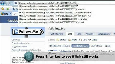Get a free memorable web address (URL) for your Facebook Page with fbFollow.Me