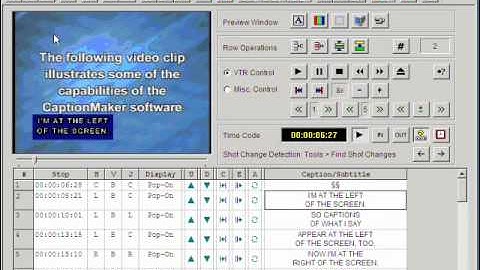 CaptionMaker - Subtitle for DVD Studio Pro STL Spruce