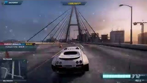 Bugatti Veyron Supersport Top Speed 414 km/h  #NFSMW 2012