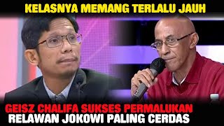 Detik Detik Geisz Chalifa Buat Relawan Jokowi Terdiam