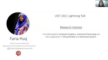 Lightning Talks: Faria Huq