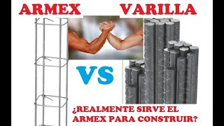 Use ARMEX (Rebar columns prefabricated) to build