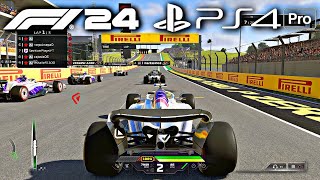 F1 24 PS4 Pro Gameplay