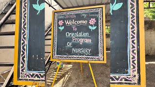 Orientation program of Nursery #orientation #nursery #kids #kidsvideo