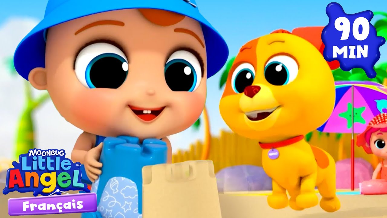 Bébé Louis fait un Château de Sable | Comptines avec Bébé Louis ...