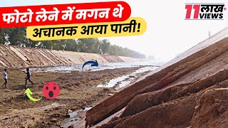 इंदिरा गांधी नहर में आते पानी का मनोरम दृश्य 🌊| Rajasthan Nahar | Pani kahan tak pahuncha | YatriNke