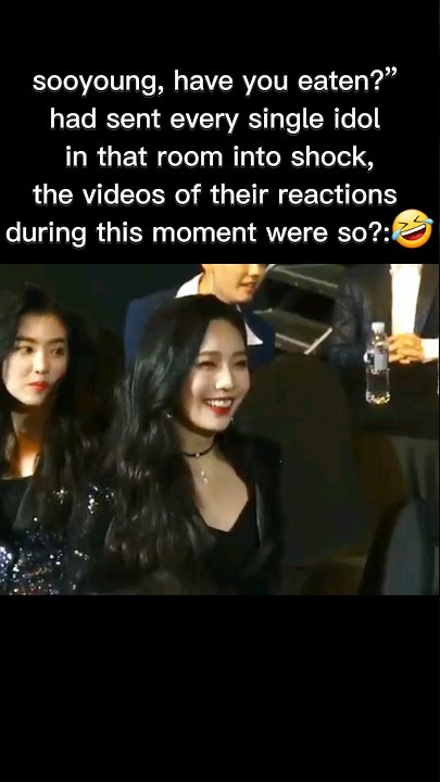sooyoung, have you eaten? everyones reactions 🤣#joy#woodohwan #kpop #tiktok #kdrama