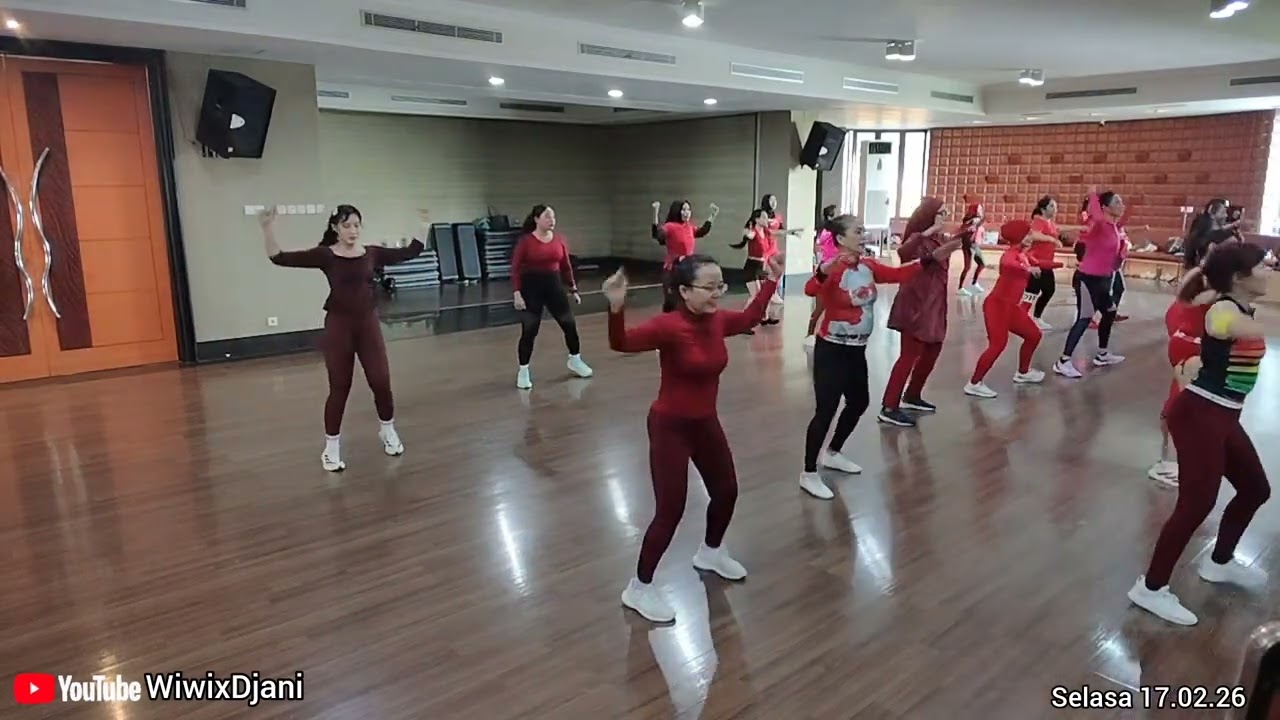 Part 2, Aerobic Choreo Mahir class By Mahesa Ayu Atlas Sby Selasa 170226 | Wiwix Djani 