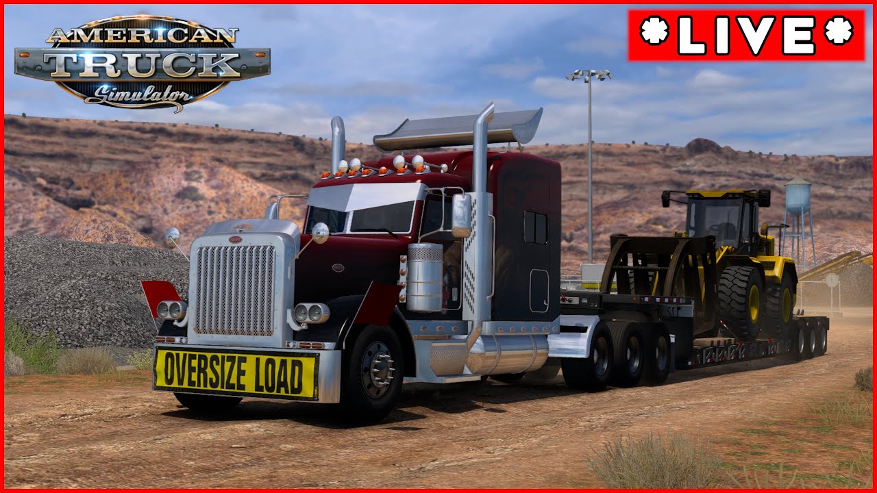 American Truck Simulator Live Gameplay - YouTube