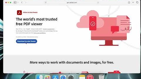 How To Download/Install Adobe Acrobat Reader On Mac