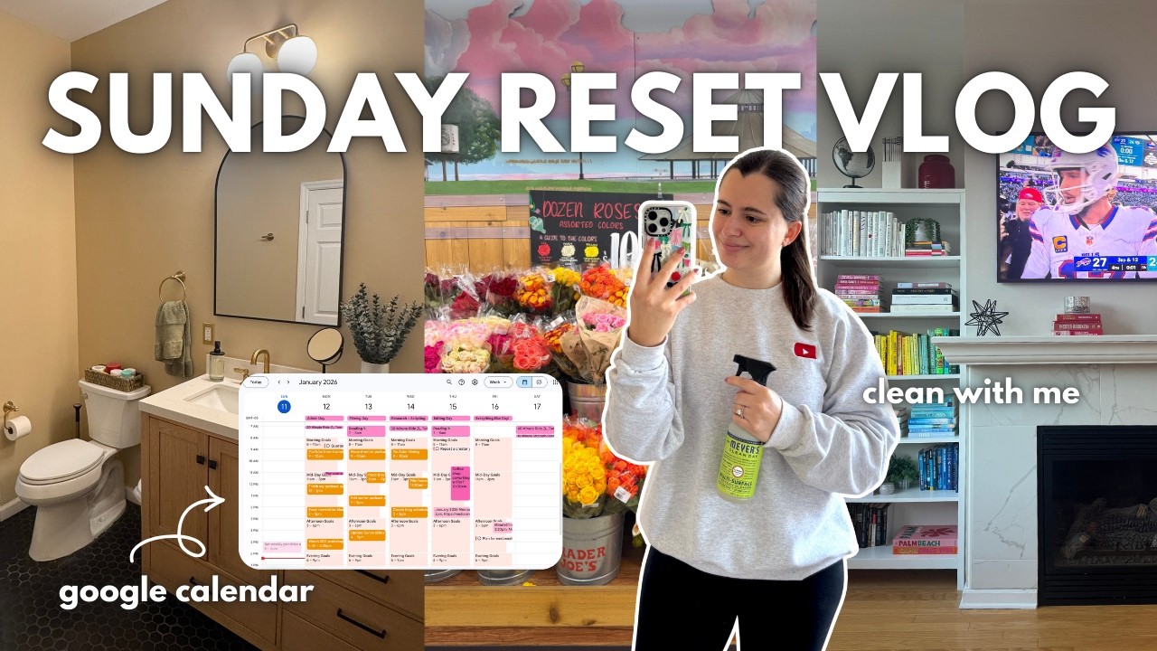 Воскресная программа обновления 🫧 генеральная уборка со мной и подготовка к предстоящей неделе (п...