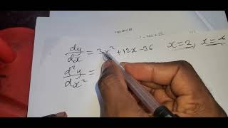 Nature of Stationary Points (Local Minima and Maxima)