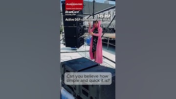 Effortless Power: Setting Up the Audiocenter T45-DSP Line Array System