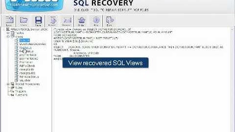 SQL Recovery