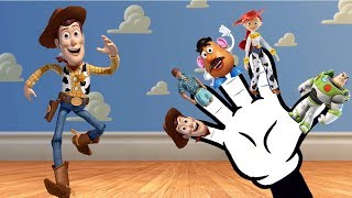 Finger Family Toy Story Woody Buzz Dancing Prank Nursery Rhyme Song For Children Daddy Finger