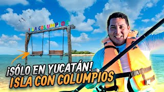 ¡El ÚNICO en el mundo! Isla Secreta con COLUMPIOS en el mar 🌊😱