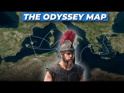 The Odyssey Explained on a Map | The Route of Odysseus