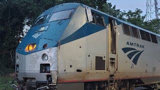 Amtrak 171 in Charlottesville Va (friendly crew)#amtrak #train 
