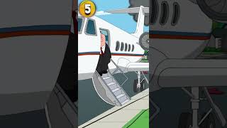 5 Funniest Airplane Moments in Family guy #shorts