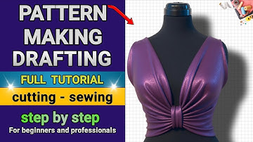 Professional Bodice and Collar Pattern Drafting: From Technical Lines to Perfect Fit