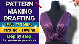 Professional Bodice and Collar Pattern Drafting: From Technical Lines to Perfect Fit