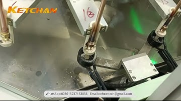Automatic 16-Station Rotary Induction Brazing Machine | Stainless Steel Tube Fittings & Robotic Arm