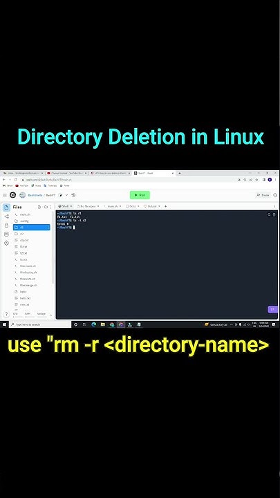 Remove Directory in Linux Terminal | Directory Deletion in Linux # ...