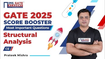 GATE 2025 Score Booster-Structural Analysis | 3 Hrs Marathon | Prateek Mishra Sir