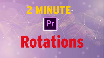 Premiere Pro : How to Rotate an Image with Animation | How To Adobe