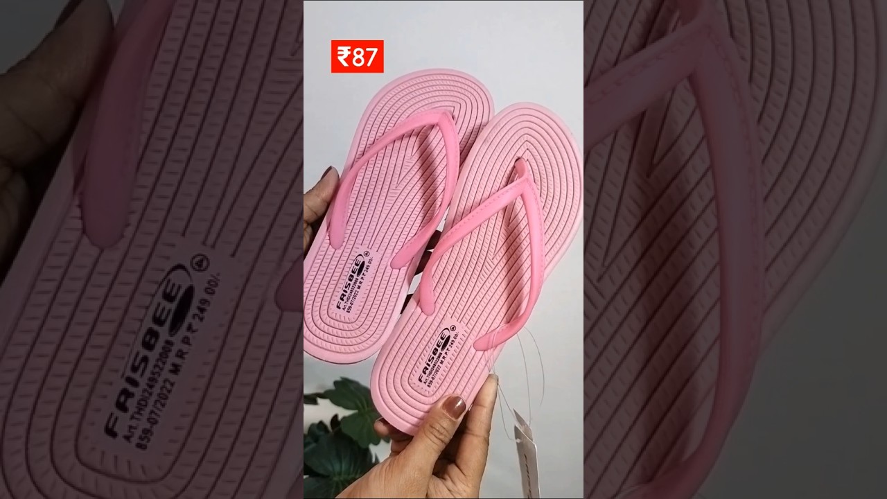 Ajio Flip-flops💜Under Rs.100💜Ajio Footwear Haul✨