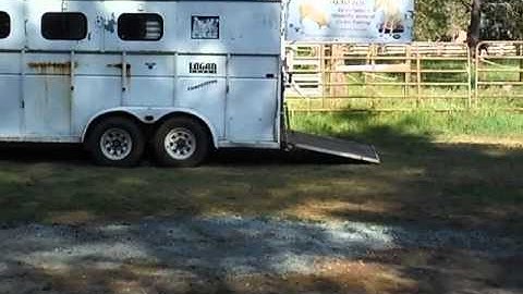 Marengo mounting block and trailer loading at liberty