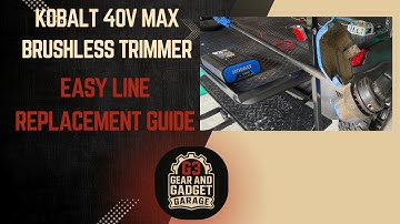 Kobalt 40V MAX Brushless Trimmer | Easy Line Replacement Guide