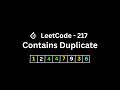 LeetCode 217 – Contains Duplicate | Java DSA | Hindi Explanation