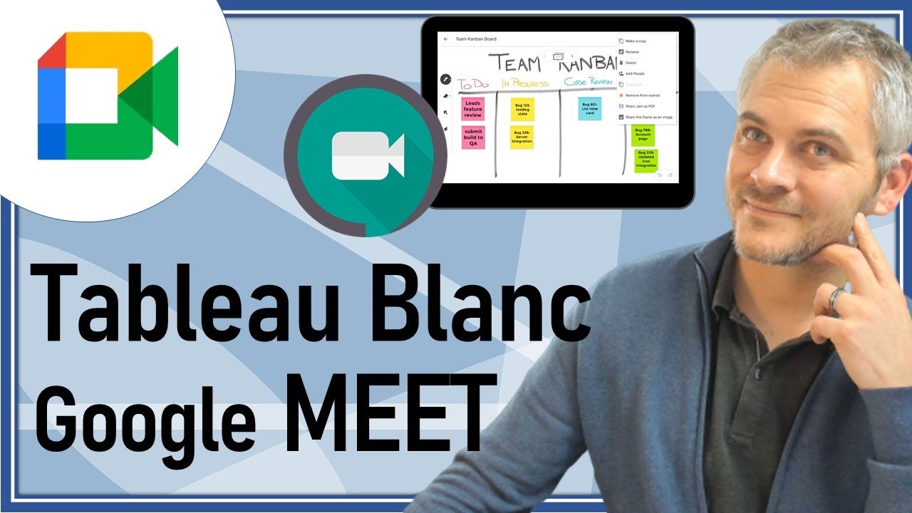 💥MEET💥 Comment utiliser un tableau blanc avec Google MEET