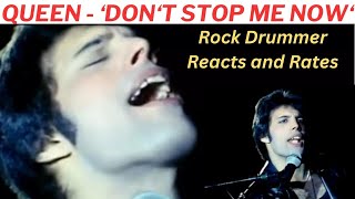 Don't Stop Me Now, QUEEN - Rock Drummer's Reaction & Rating