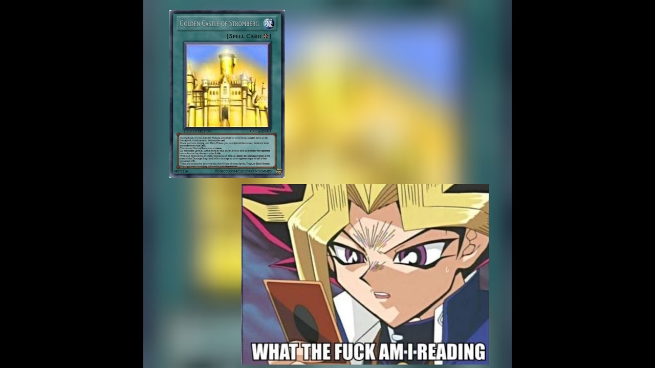 Golden Castle of Stromberg THE FUN ANTI-META DECK