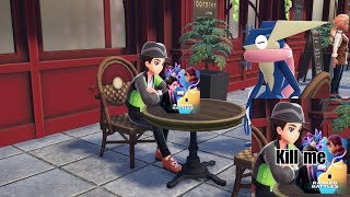 Playing Pokémon Legends Z-A online rank battles just to get the Delphoxite