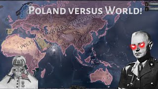 Poland vs World! Poland Stands Alone! (Hoi4 Timelapse/Speedrun)
